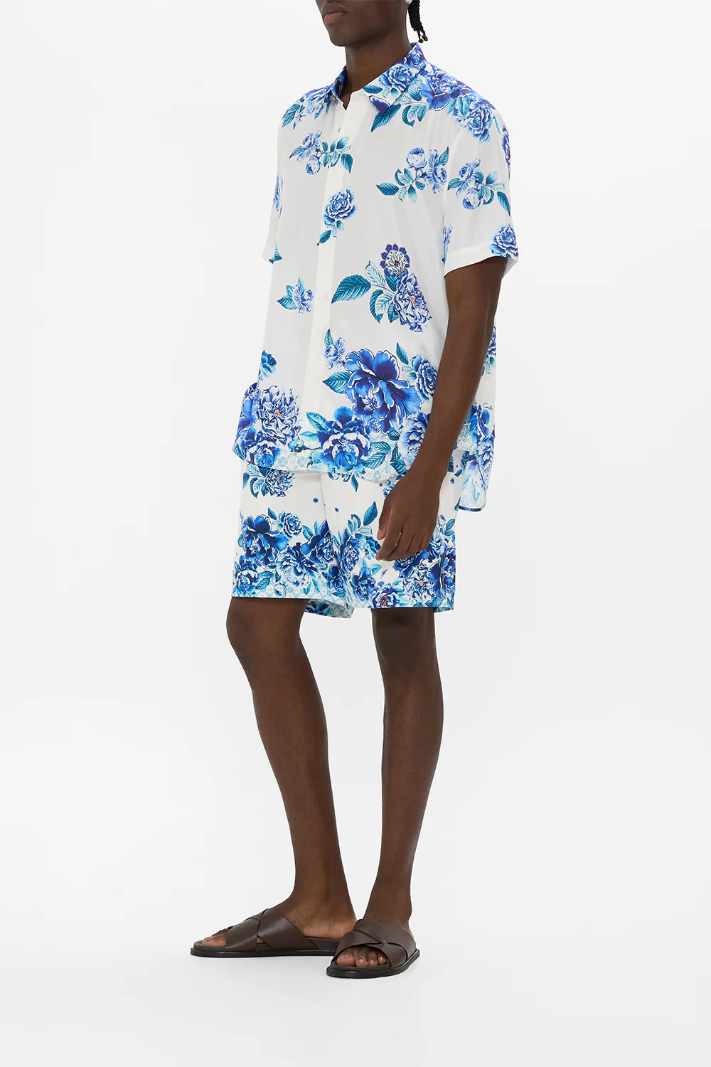SHORT SLEEVE OVERSIZED SHIRT A CERAMIC GARDEN - Image 4