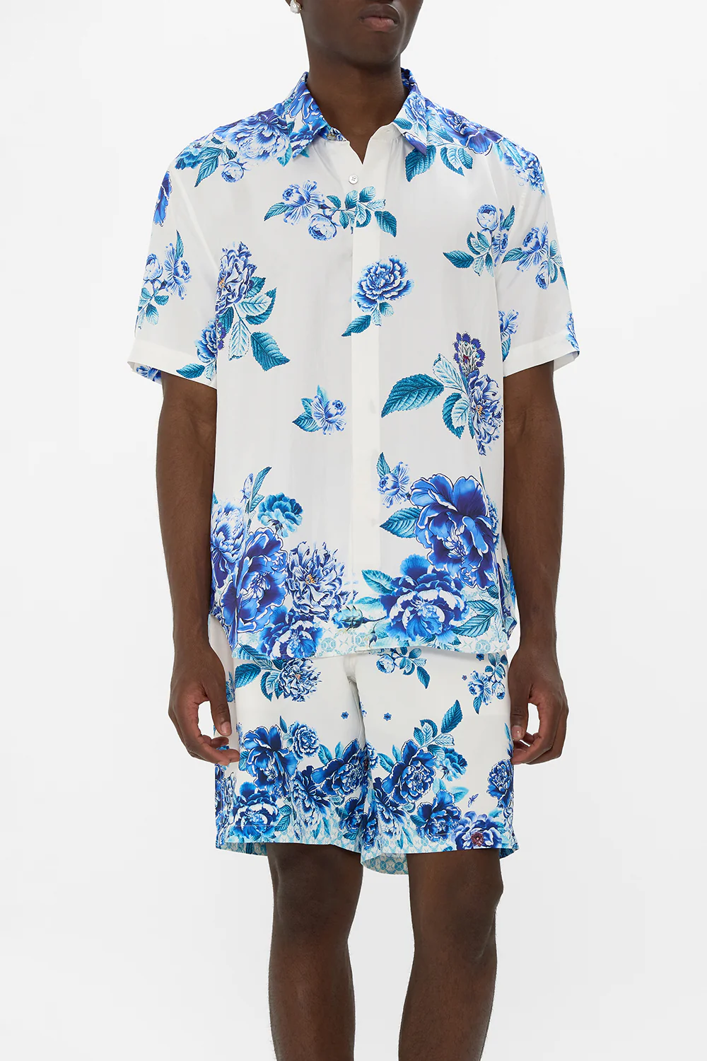 SHORT SLEEVE OVERSIZED SHIRT A CERAMIC GARDEN - Image 5