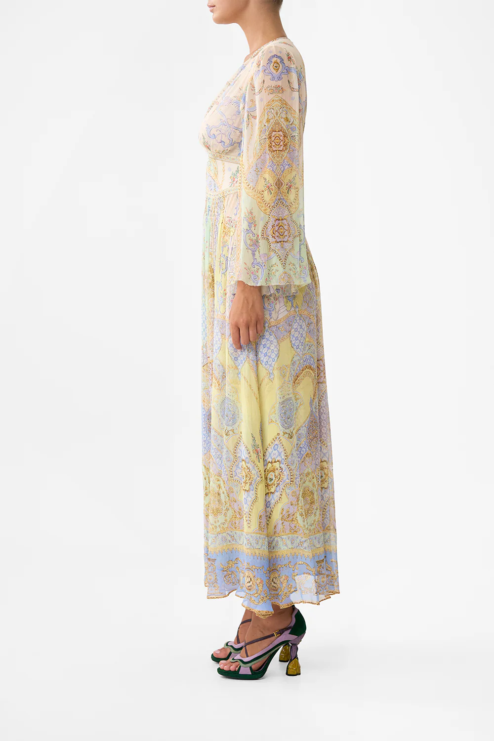 FLARED SLEEVE DRESS EAST OF ISTANBUL - Image 4