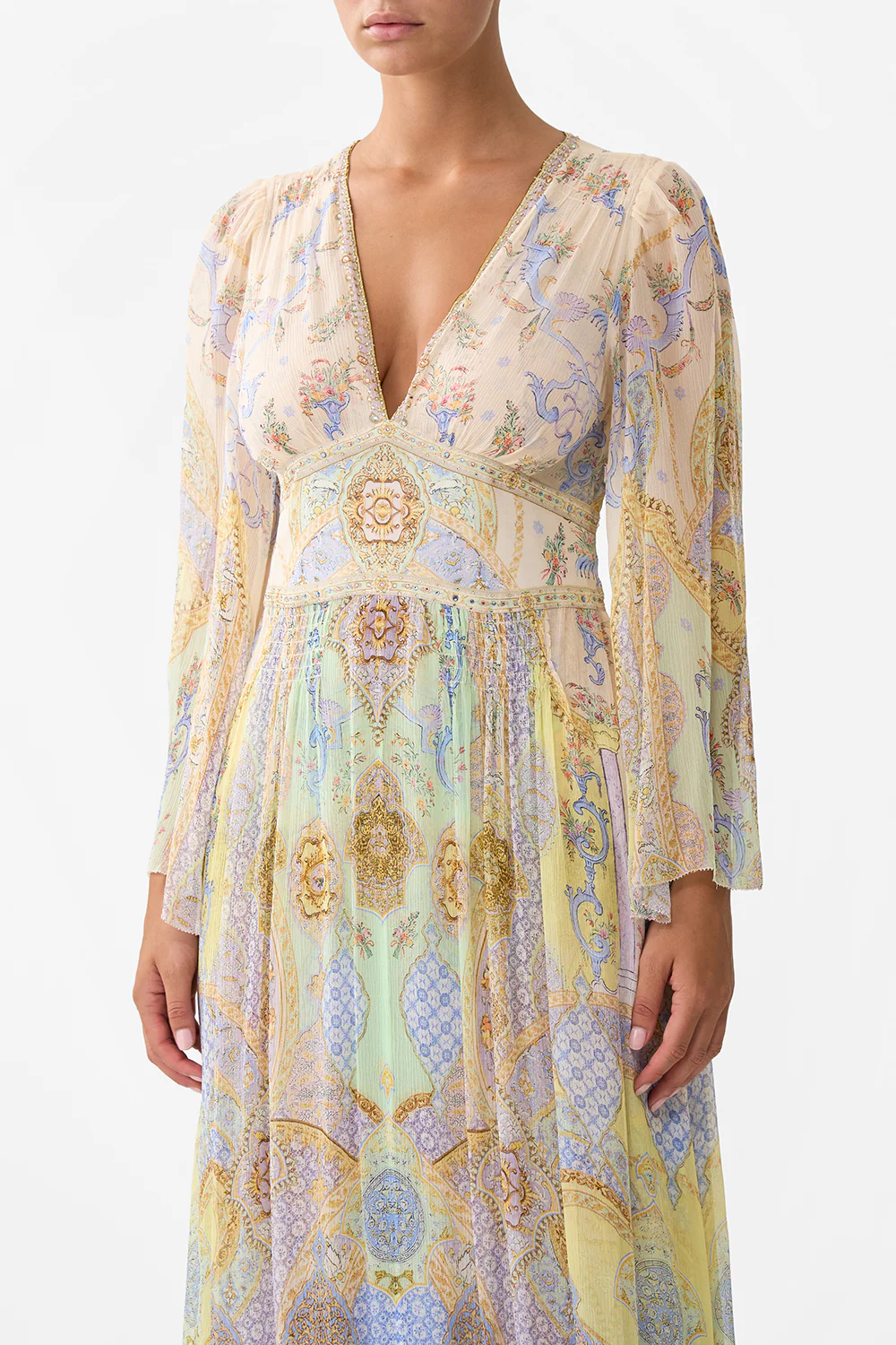 FLARED SLEEVE DRESS EAST OF ISTANBUL - Image 5