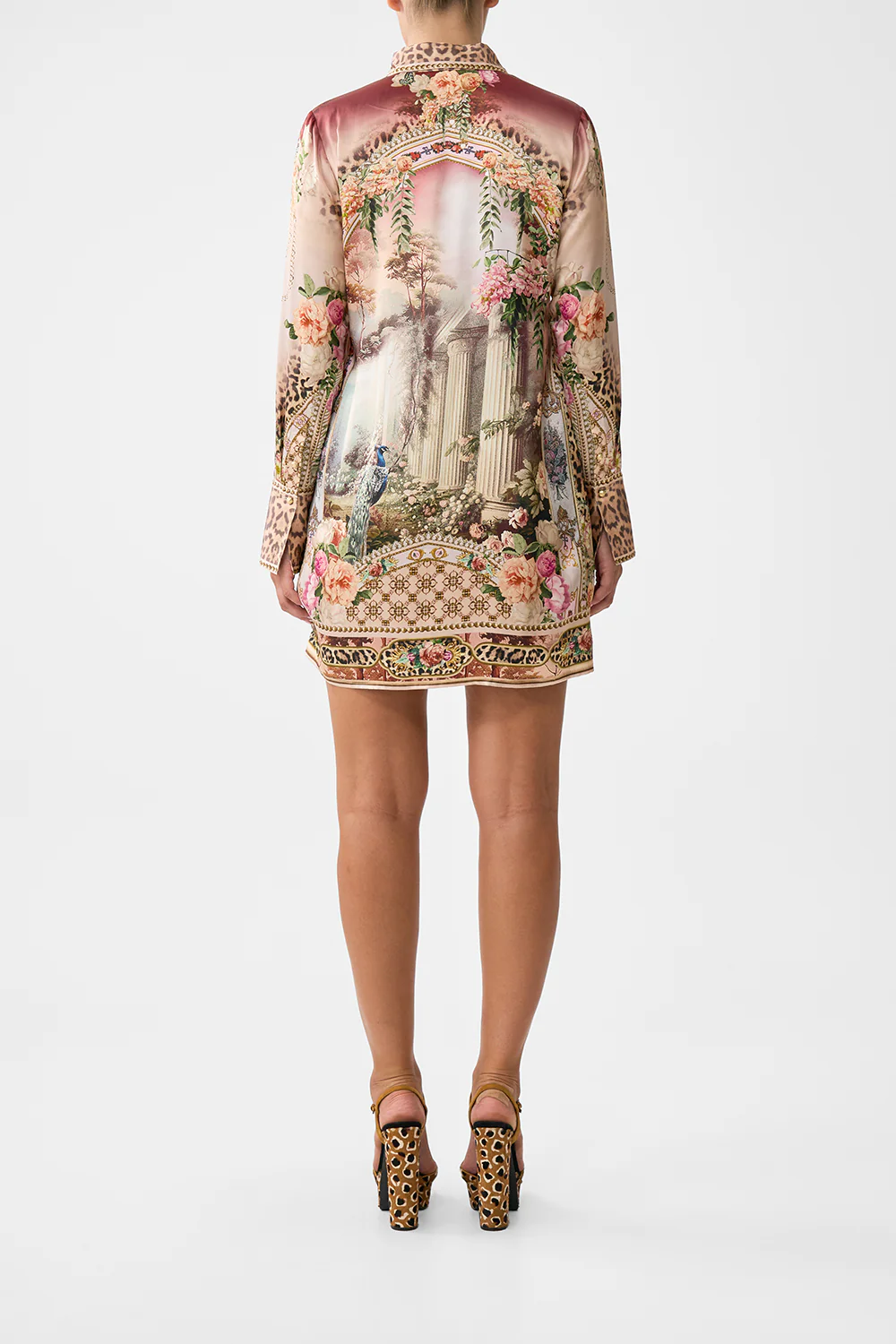 MINI SHIRT DRESS WATERCOLOUR WONDERLAND - Image 2