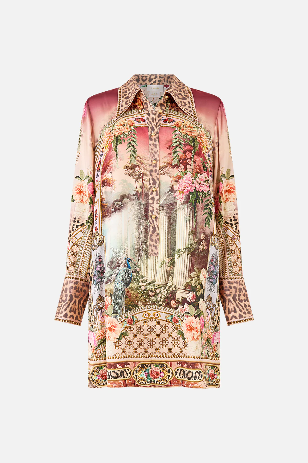 MINI SHIRT DRESS WATERCOLOUR WONDERLAND - Image 3