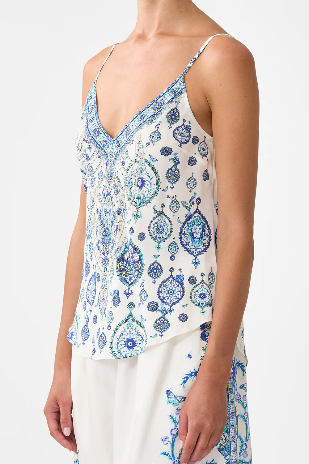V-NECK BIAS CAMI ISNIK LULLABY - Image 5