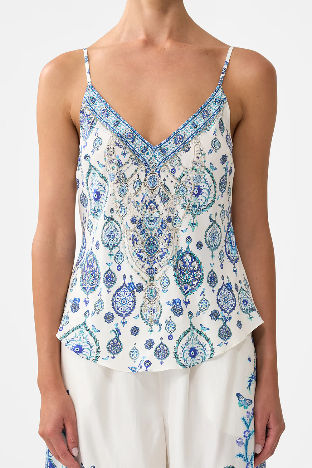 V-NECK BIAS CAMI ISNIK LULLABY - Image 6