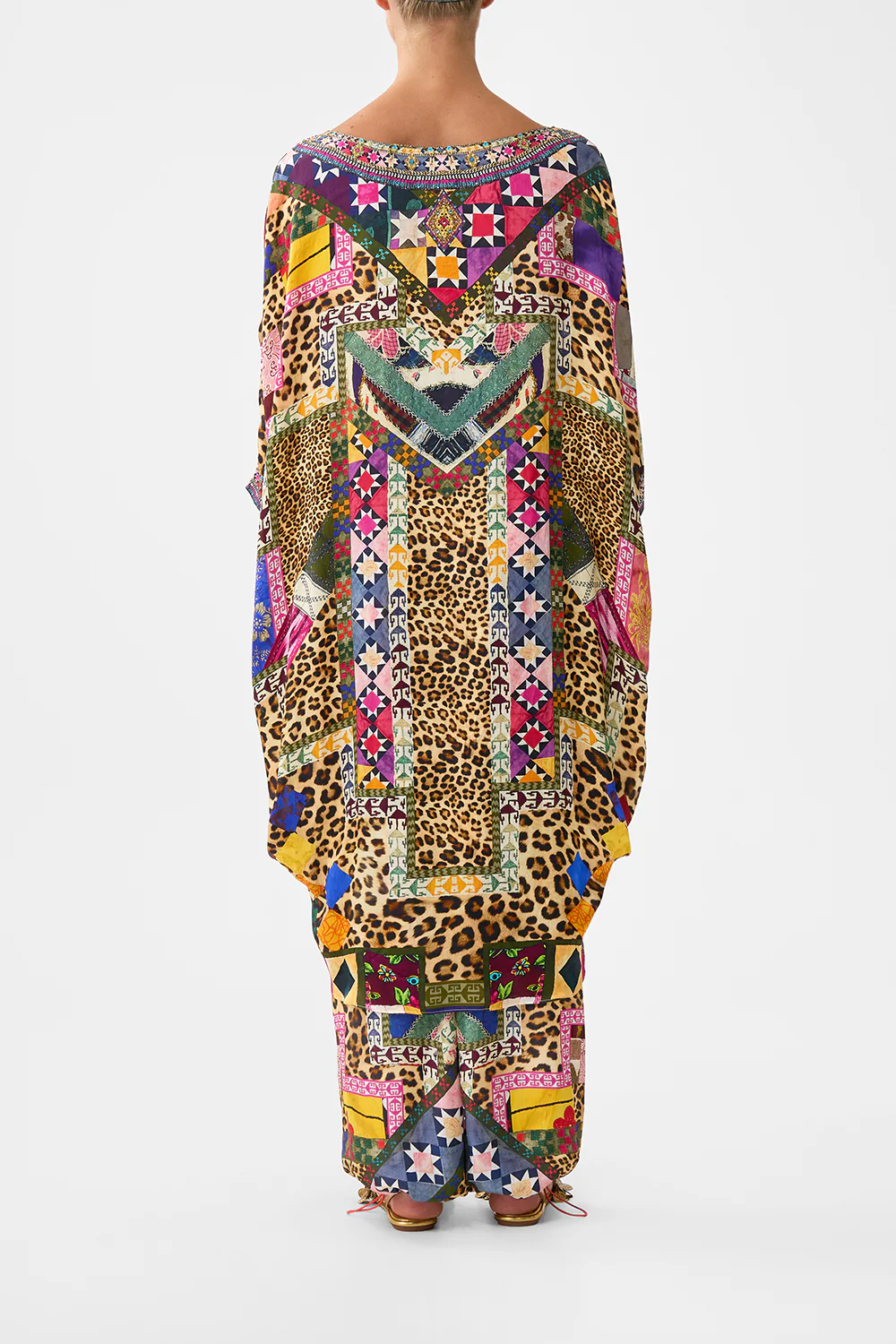 SCOOP BACK HEM DRESS EMBROIDERED EVER AFTER - Image 2