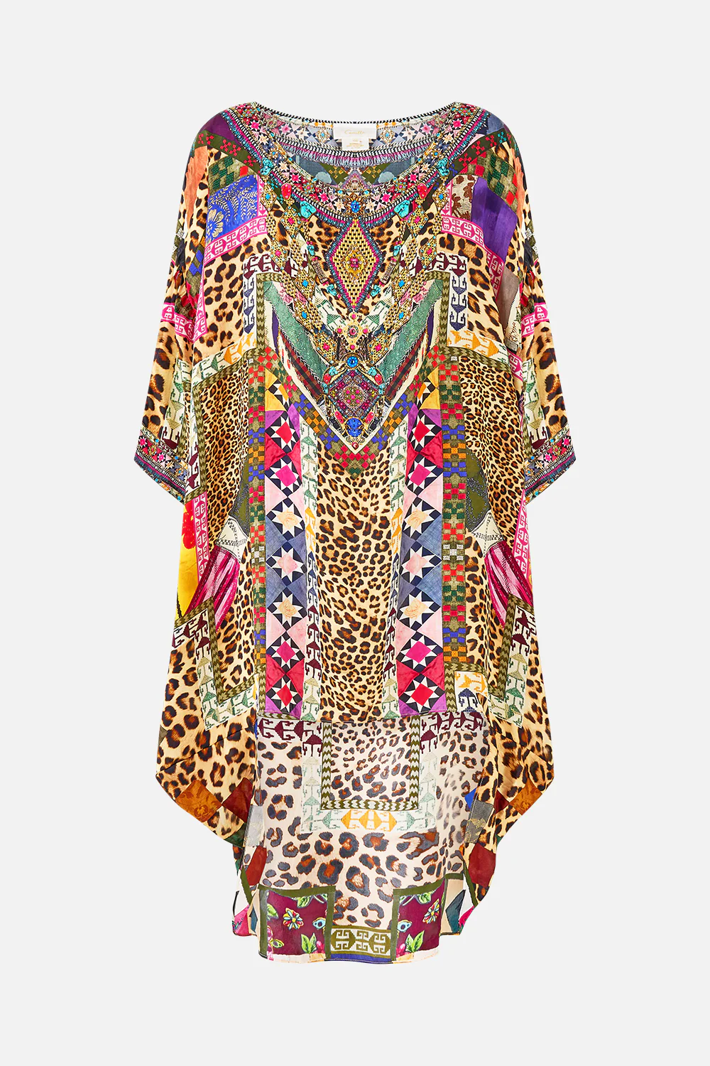 SCOOP BACK HEM DRESS EMBROIDERED EVER AFTER - Image 3