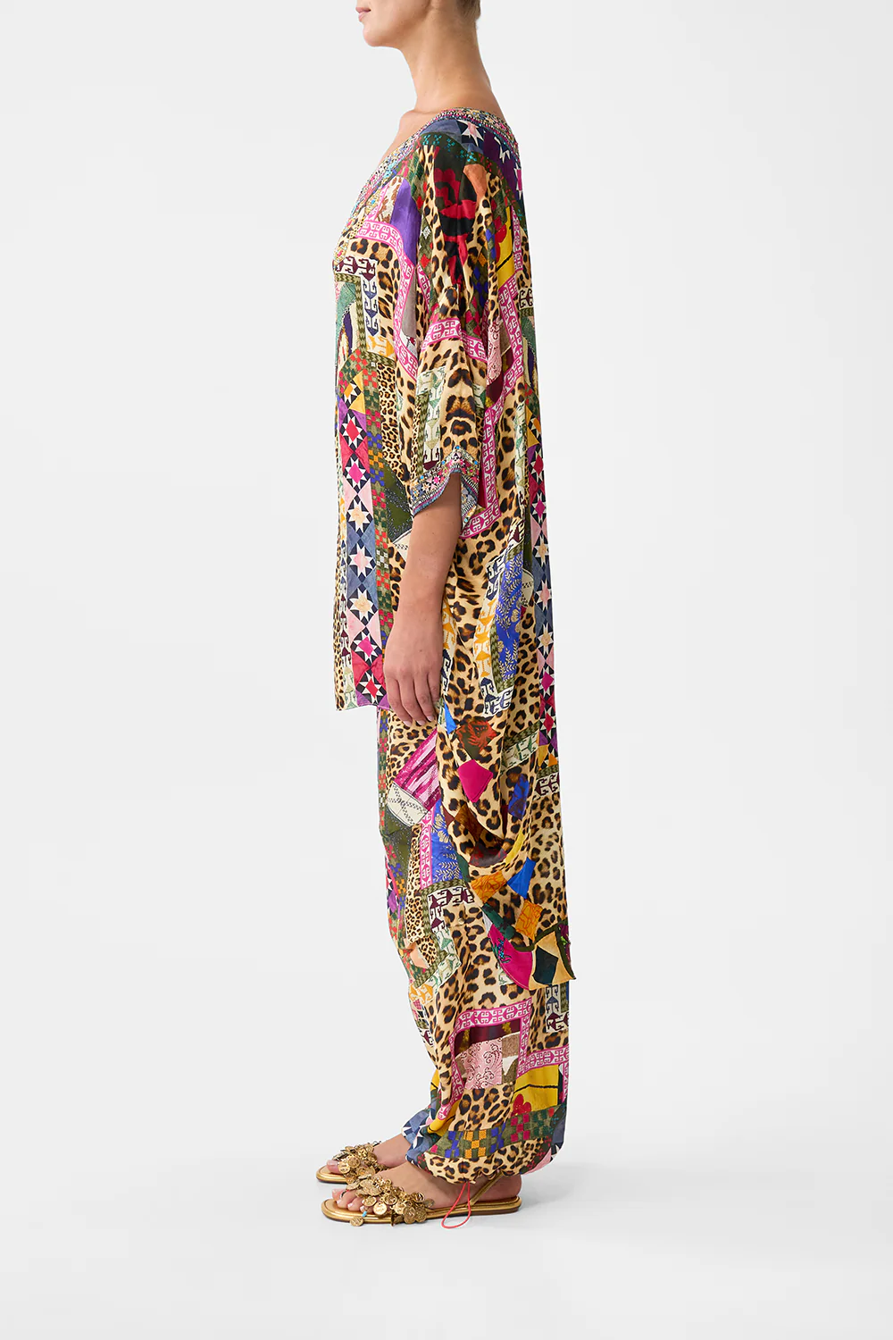 SCOOP BACK HEM DRESS EMBROIDERED EVER AFTER - Image 4