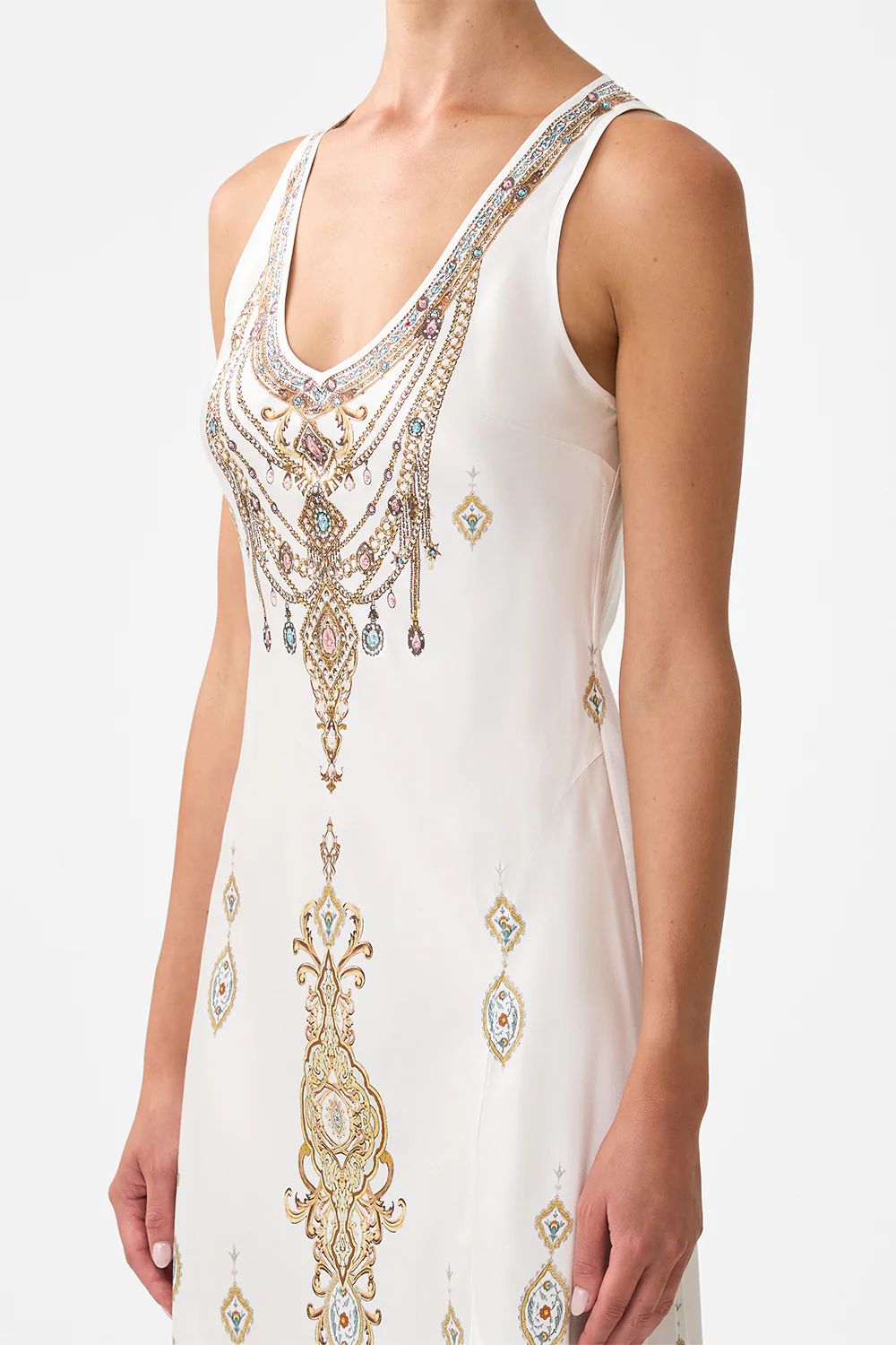 BIAS CUT TANK DRESS OTTOMAN DYNASTY - Image 5
