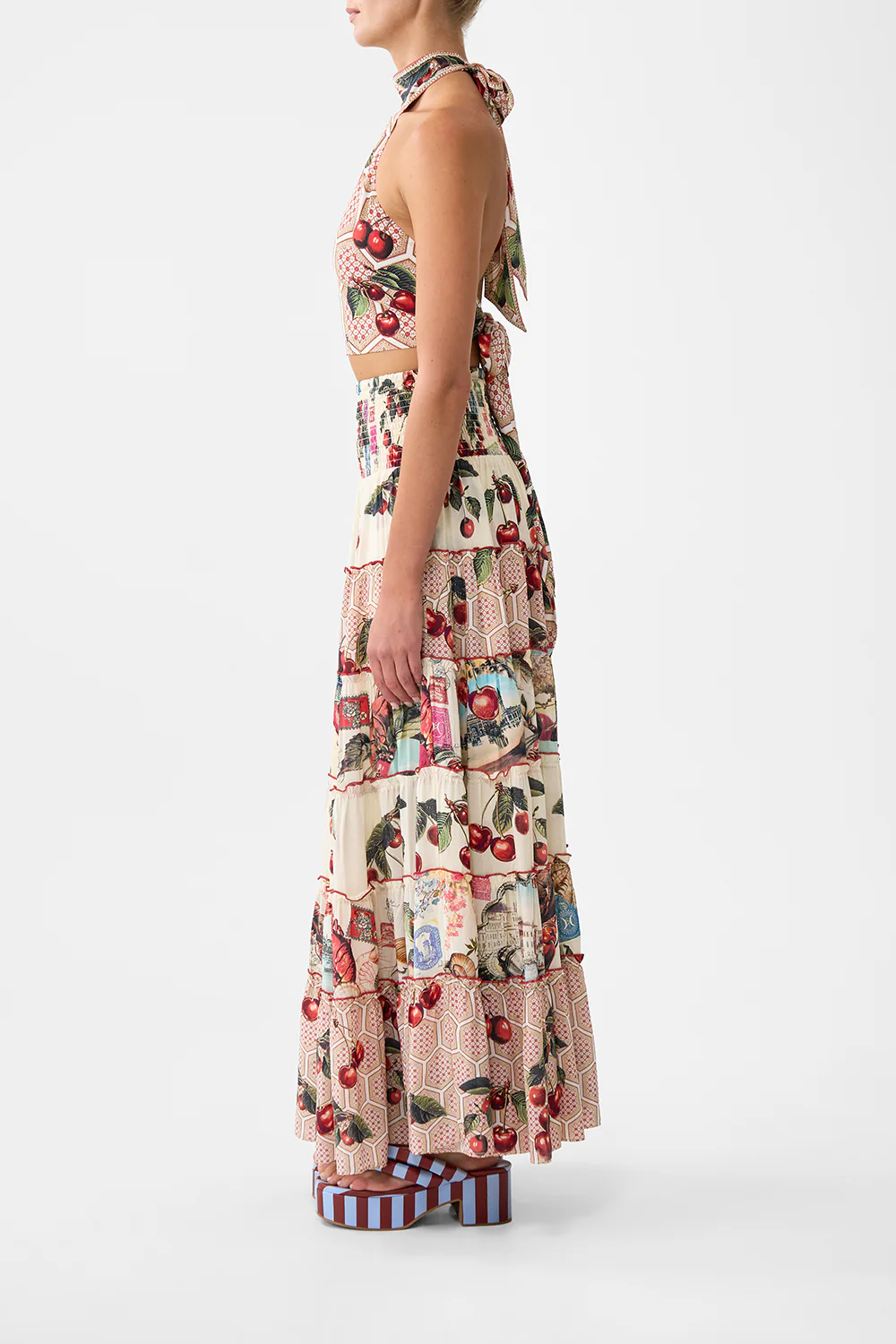 HALTER TIE BACK TOP NOTES FROM THE ROAD - Image 4