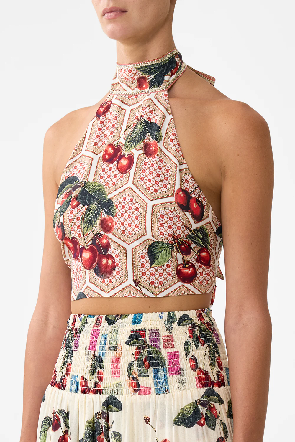 HALTER TIE BACK TOP NOTES FROM THE ROAD - Image 5