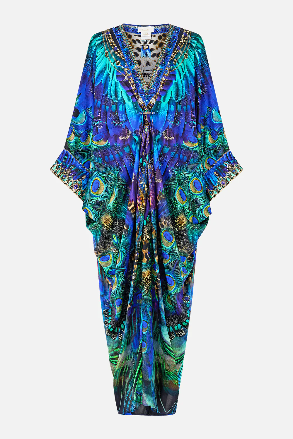 PIERCED V NECK KAFTAN COSMIC ZOOLOGY - Image 3