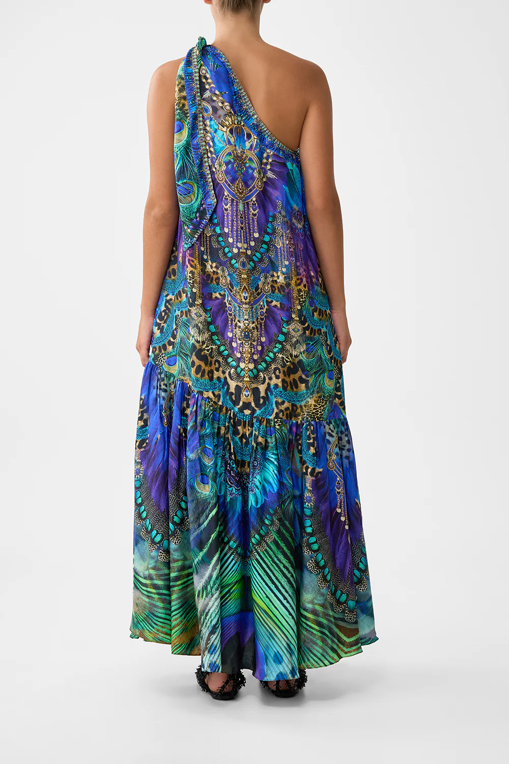 TIE ONE SHOULDER DRESS COSMIC ZOOLOGY - Image 2