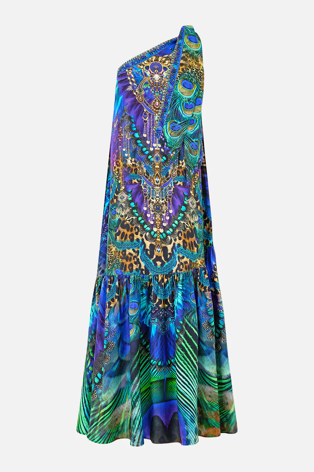 TIE ONE SHOULDER DRESS COSMIC ZOOLOGY - Image 3