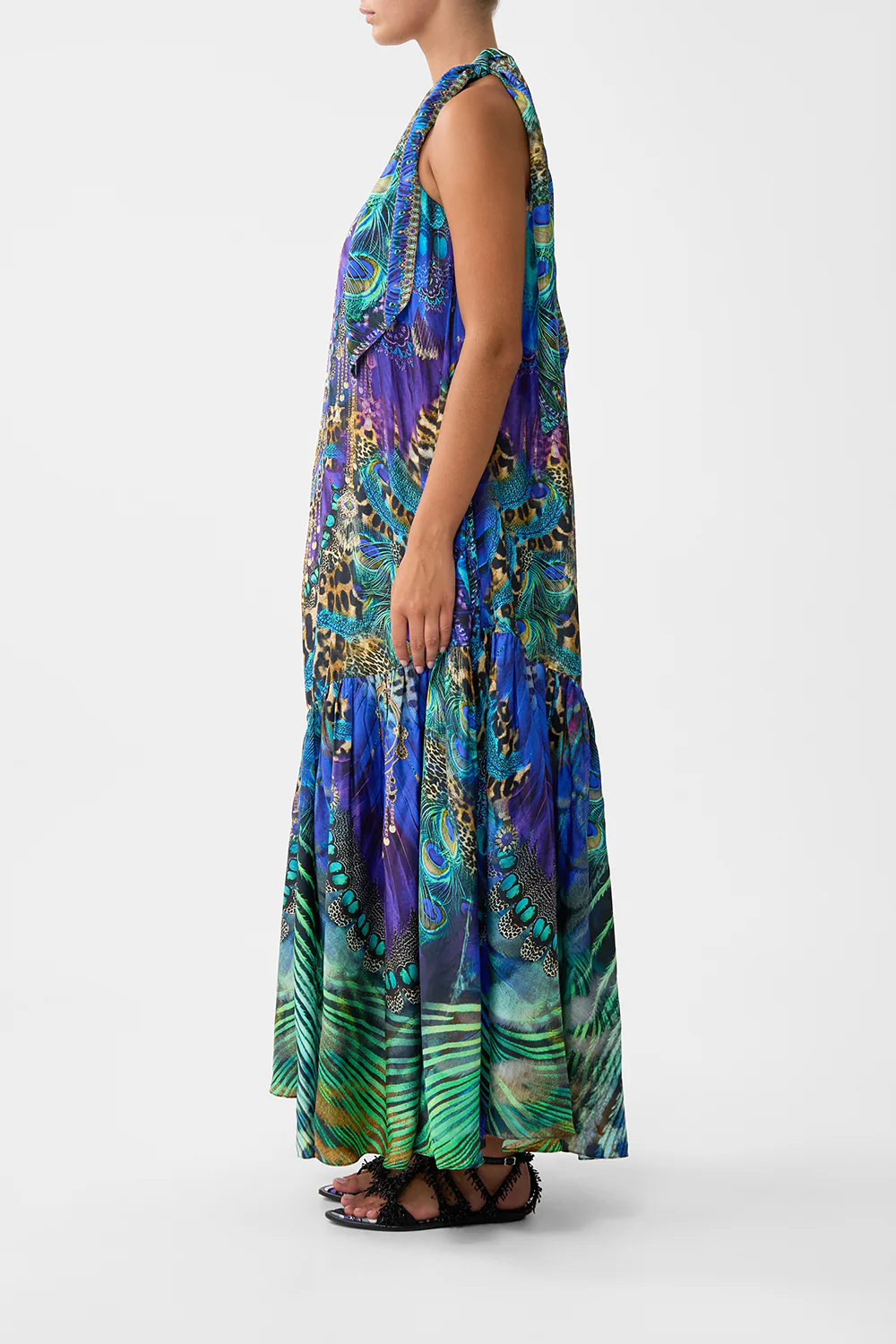 TIE ONE SHOULDER DRESS COSMIC ZOOLOGY - Image 4
