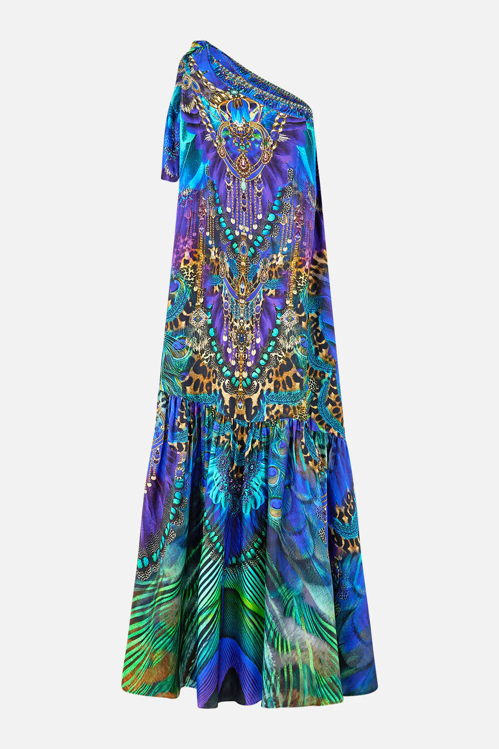 TIE ONE SHOULDER DRESS COSMIC ZOOLOGY - Image 7