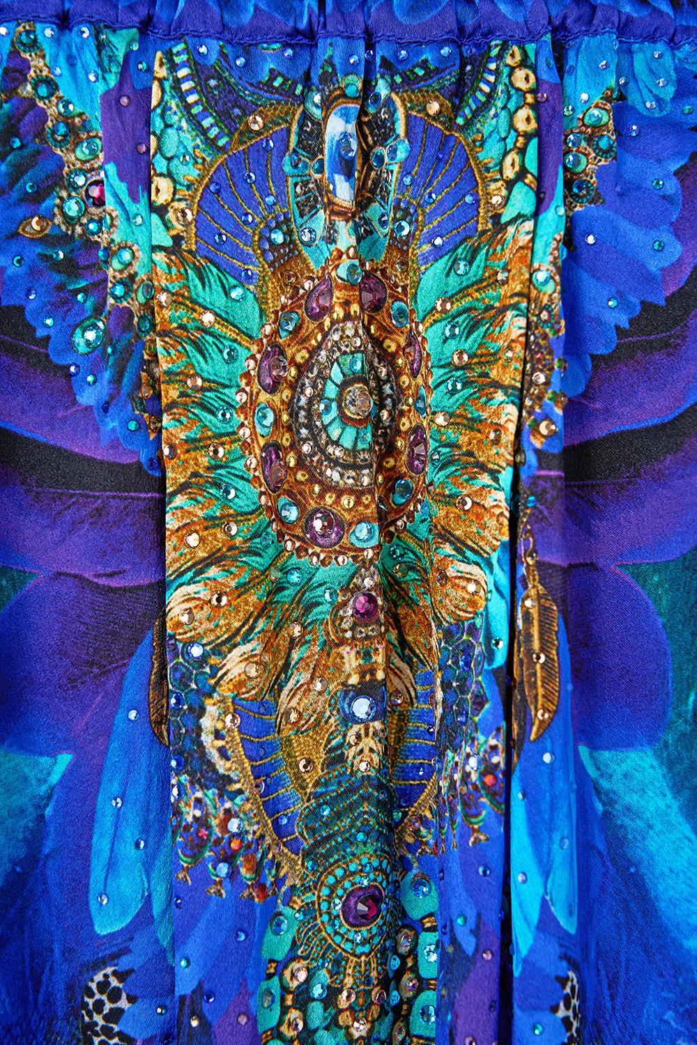 OFF SHOULDER FRILL DRESS WITH STRAPS COSMIC ZOOLOGY - Image 7