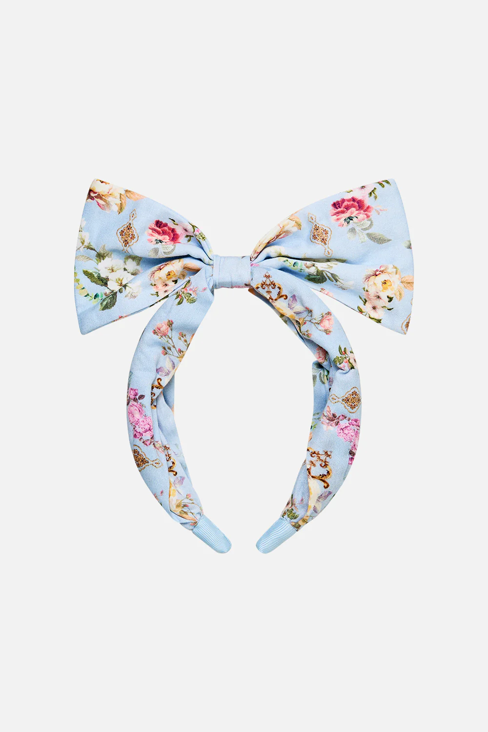 KIDS HEADBAND WITH LARGE BOW TILED IN TIME - Image 2