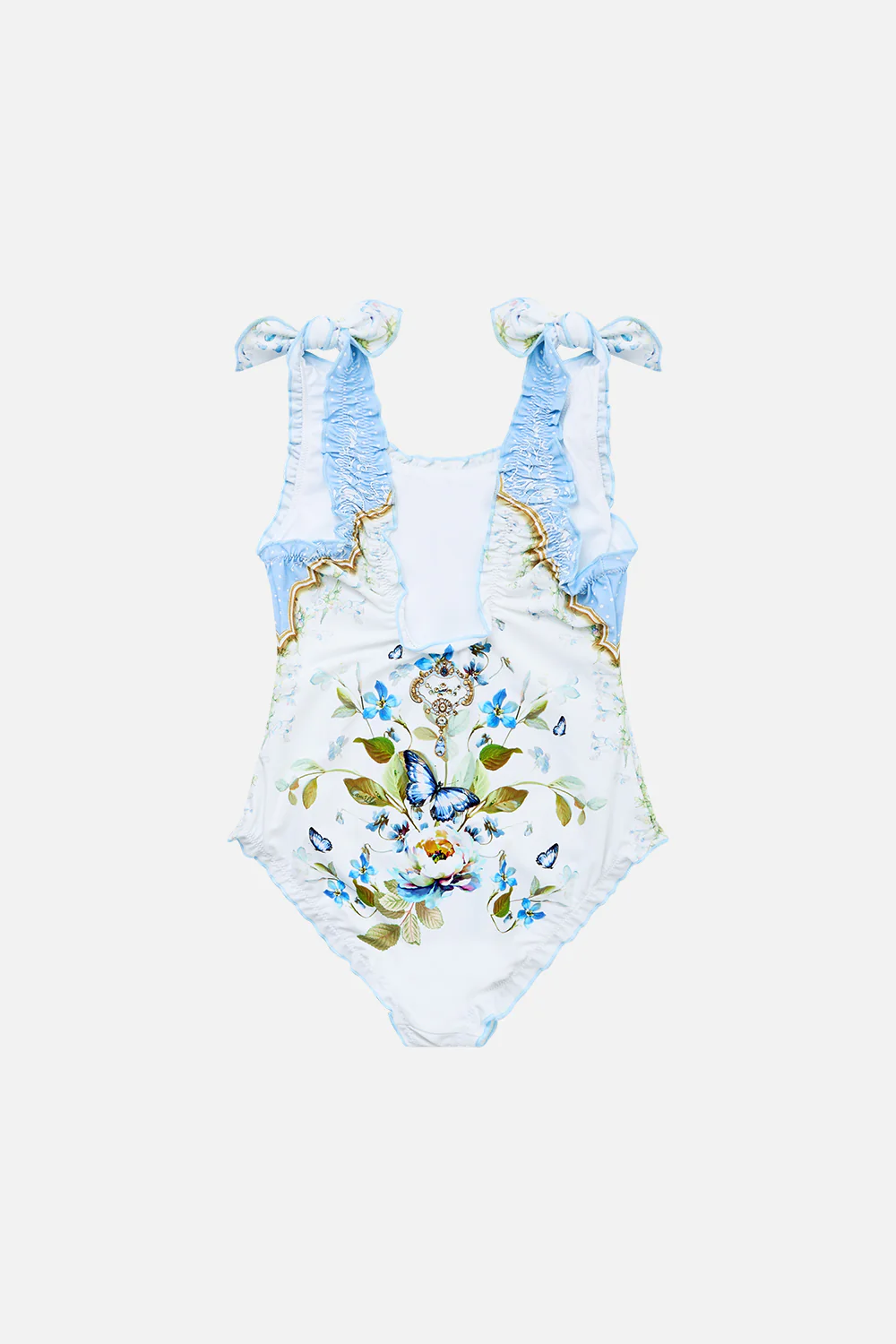 KIDS BABYLOCKED ONE PIECE WITH TIE SHOULDER BOTANICAL BALLADS - Image 2