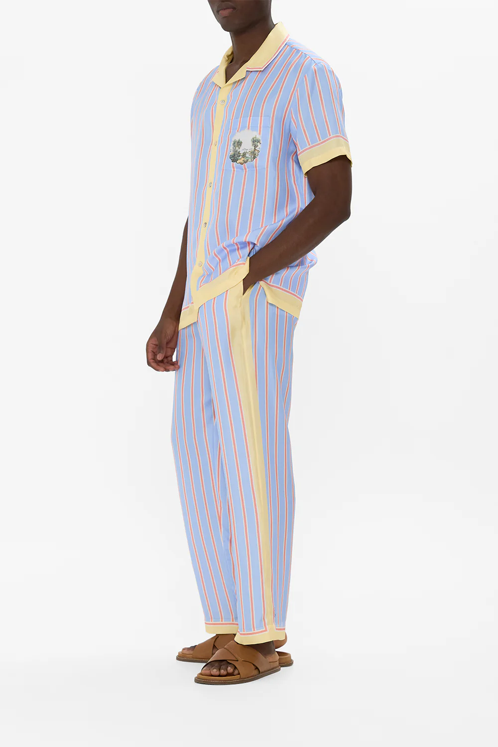 LOUNGE PANT WITH ELASTIC WAIST BOTANICAL BALLADS - Image 4