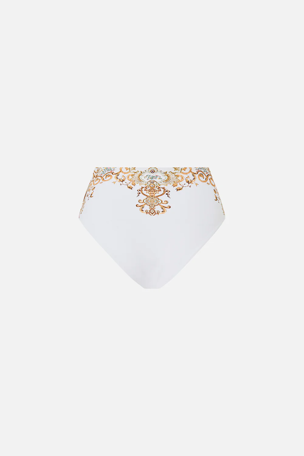 HIGH WAIST BIKINI BOTTOM WITH PLEAT WAIST TRIM OTTOMAN DYNASTY - Image 6