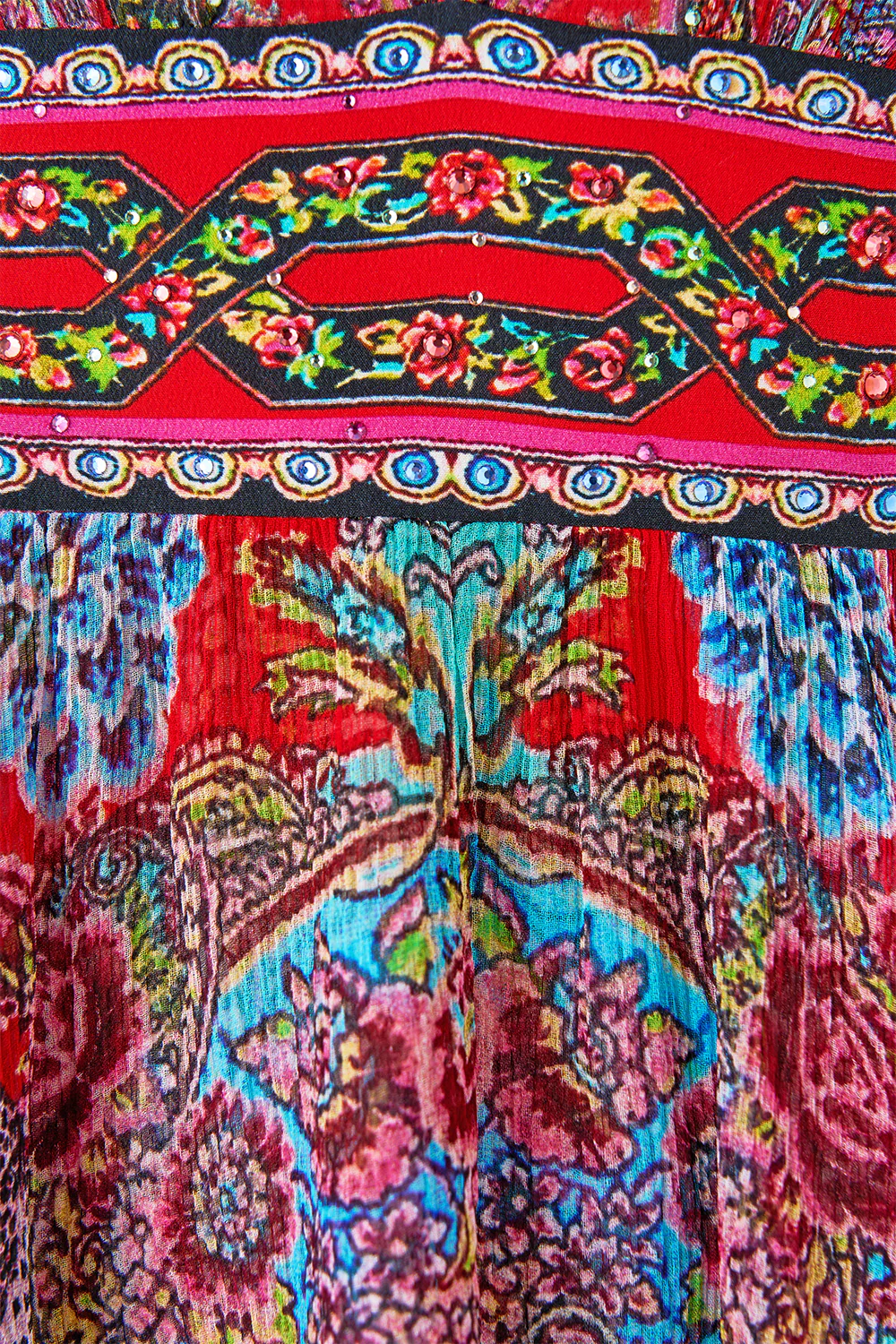 SHORT DRESS WITH BLOUSON SLEEVE ARTISANS OF ANATOLIA - Image 8