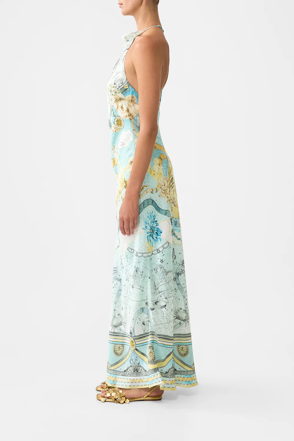 HALTER CHAIN SLIP DRESS MY LUCKY STARS - Image 4