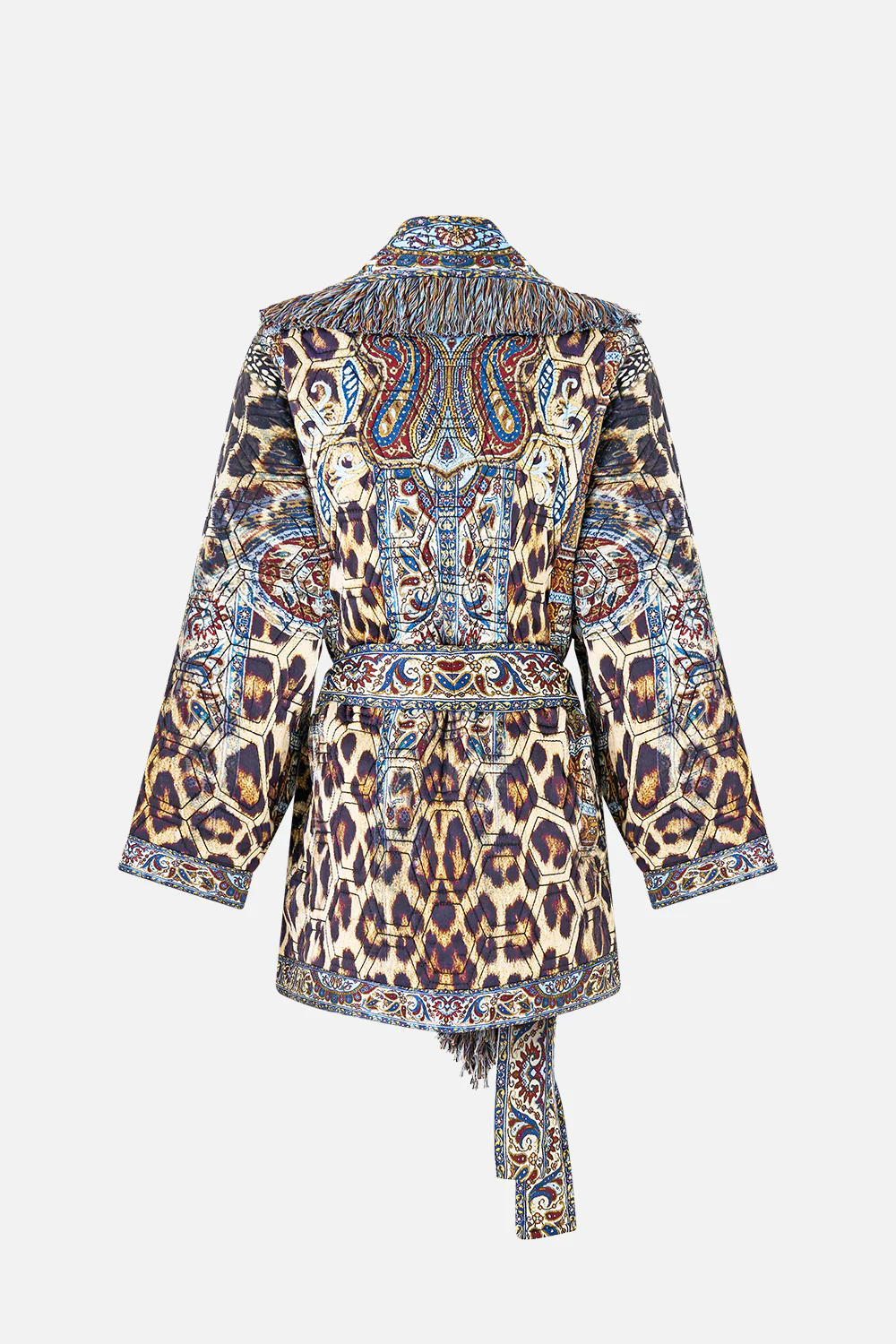 QUILTED ROLL COLLAR COAT ISTANBUL ANIMALIA - Image 8