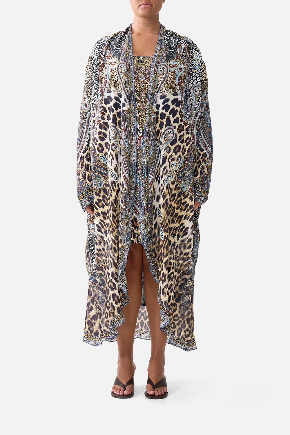 LONG CASUAL JACKET WITH POCKETS ISTANBUL ANIMALIA - Image 8