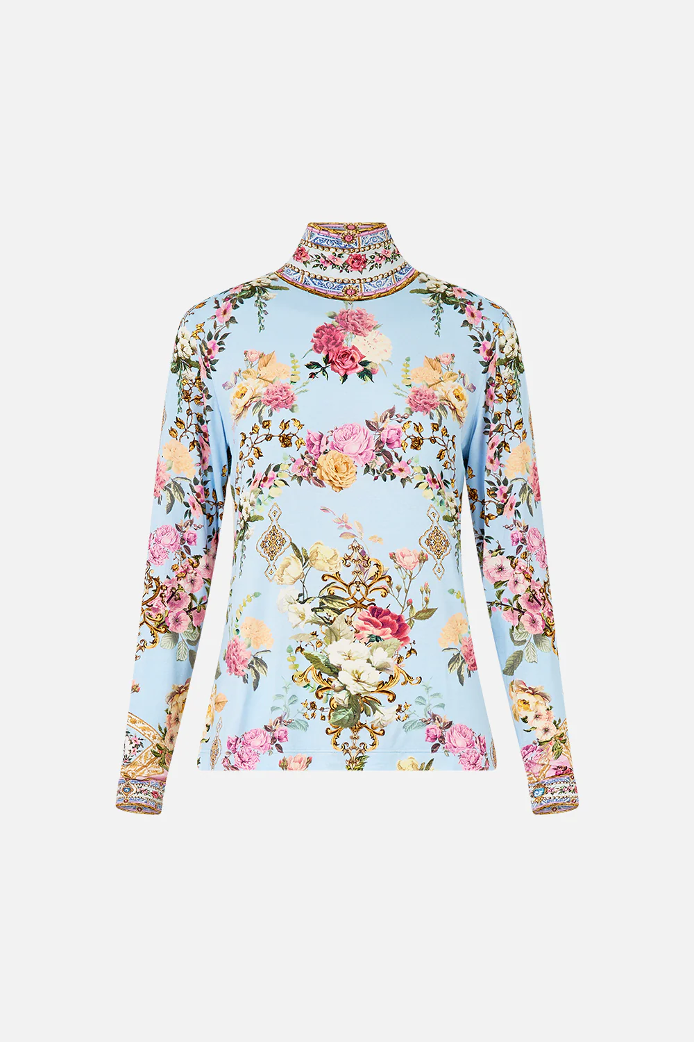 JERSEY TURTLENECK TILED IN TIME - Image 3