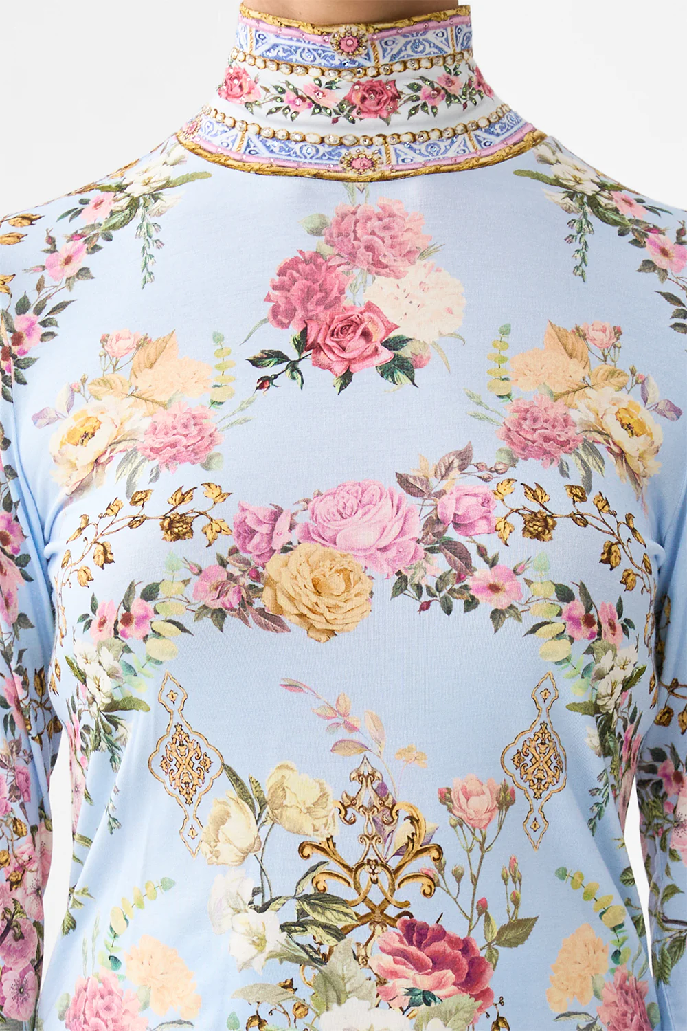 JERSEY TURTLENECK TILED IN TIME - Image 6