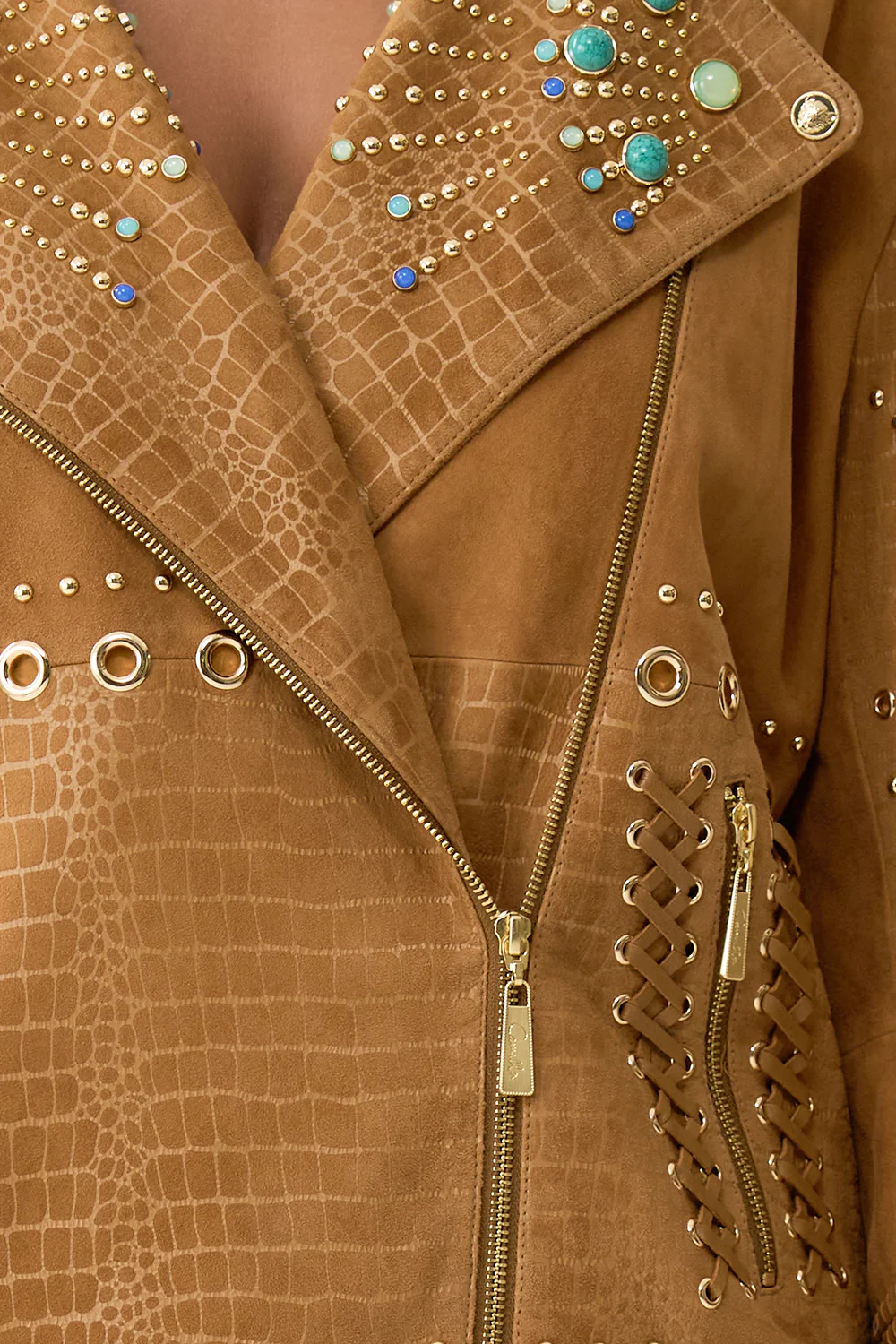 OVERSIZED LEATHER BIKER JACKET EAST OF ISTANBUL - Image 6