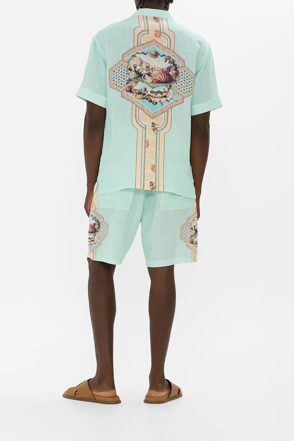 SHORT SLEEVE CABANA SHIRT WITH LOVE FROM TÜRKIYE - Image 2
