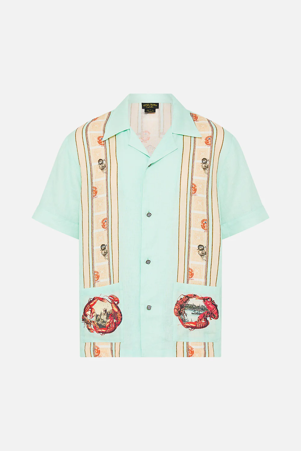 SHORT SLEEVE CABANA SHIRT WITH LOVE FROM TÜRKIYE - Image 3