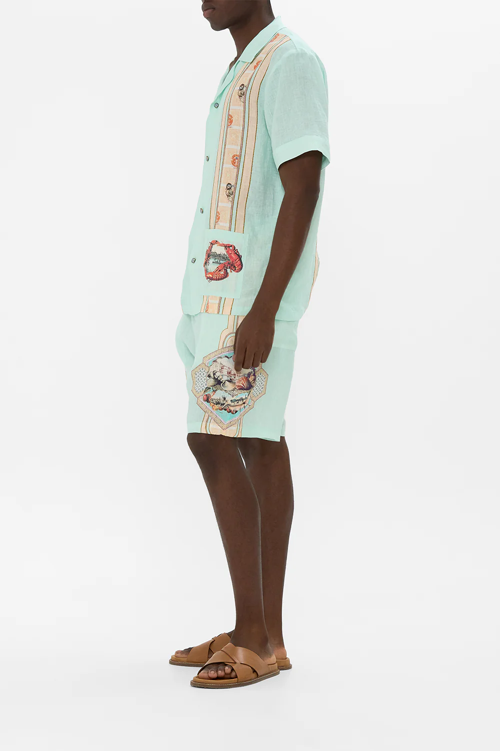 SHORT SLEEVE CABANA SHIRT WITH LOVE FROM TÜRKIYE - Image 4