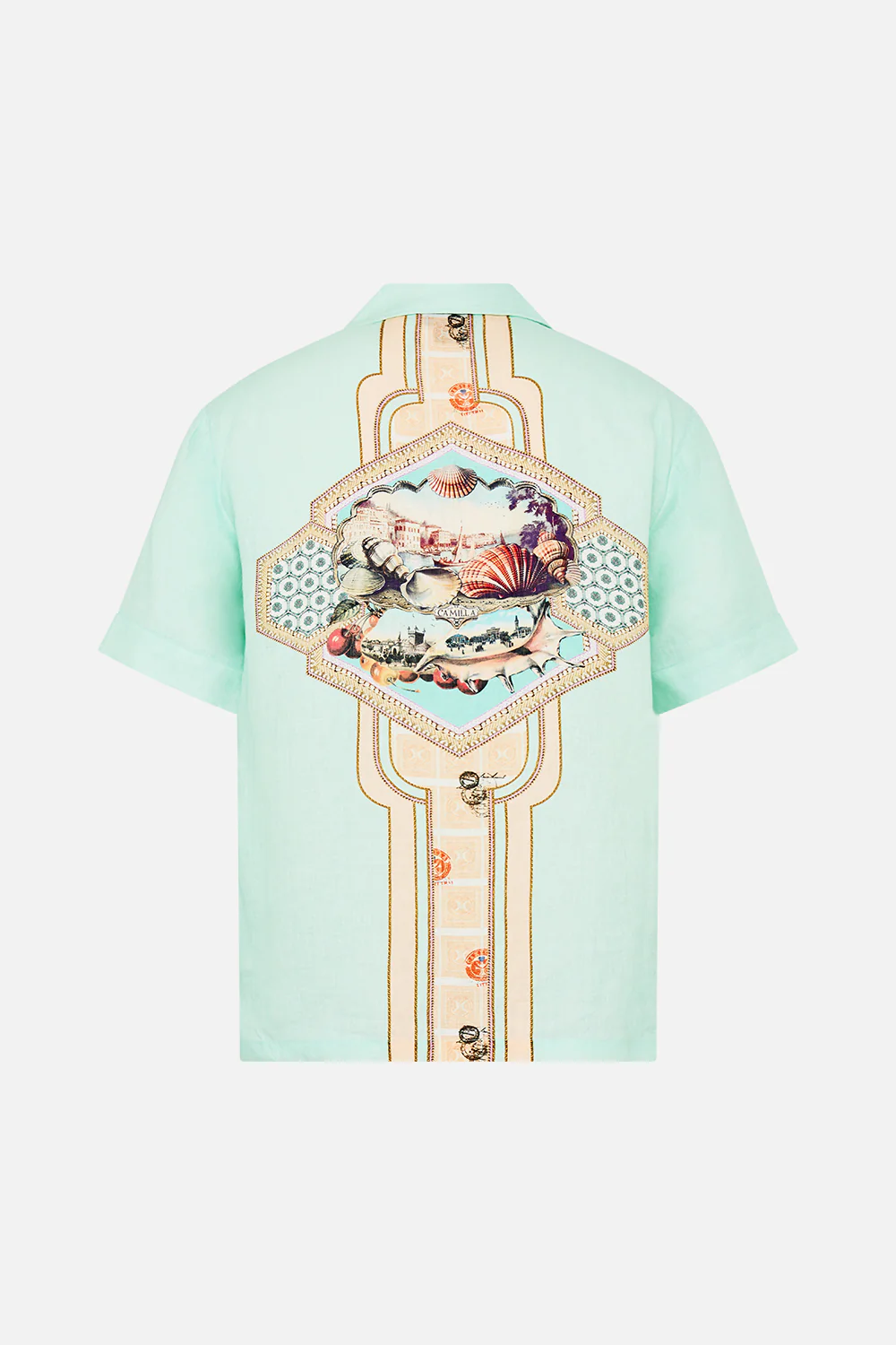 SHORT SLEEVE CABANA SHIRT WITH LOVE FROM TÜRKIYE - Image 6