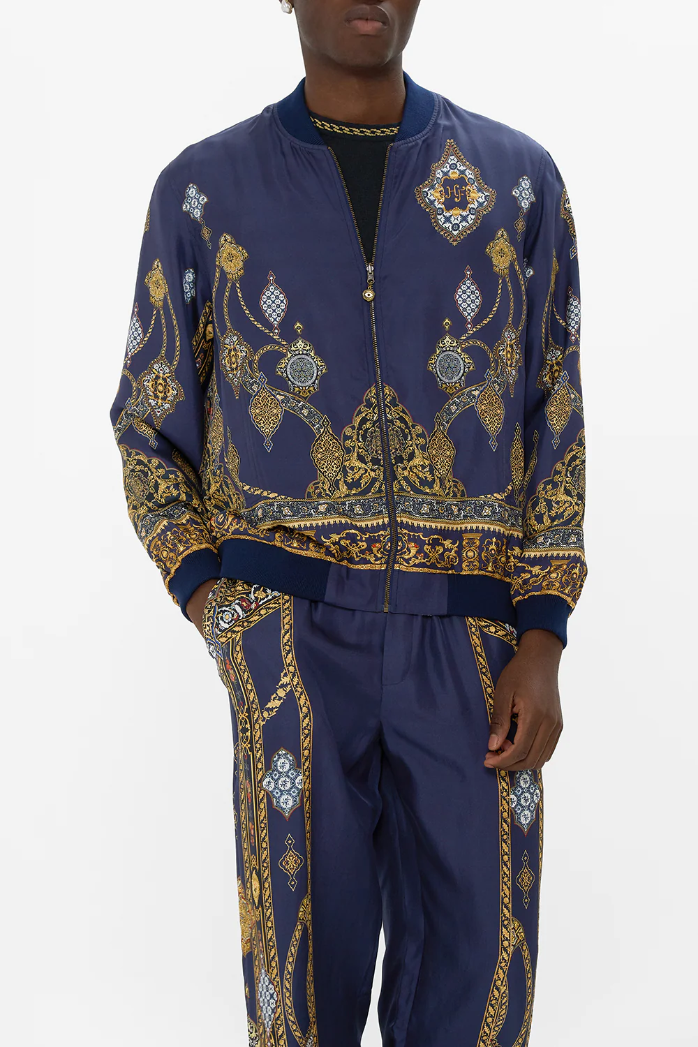 REVERSIBLE ZIP THROUGH BOMBER JACKET THE IMPERIAL GATE - Image 5