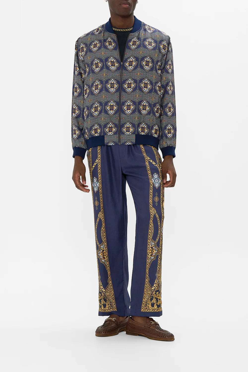REVERSIBLE ZIP THROUGH BOMBER JACKET THE IMPERIAL GATE - Image 7