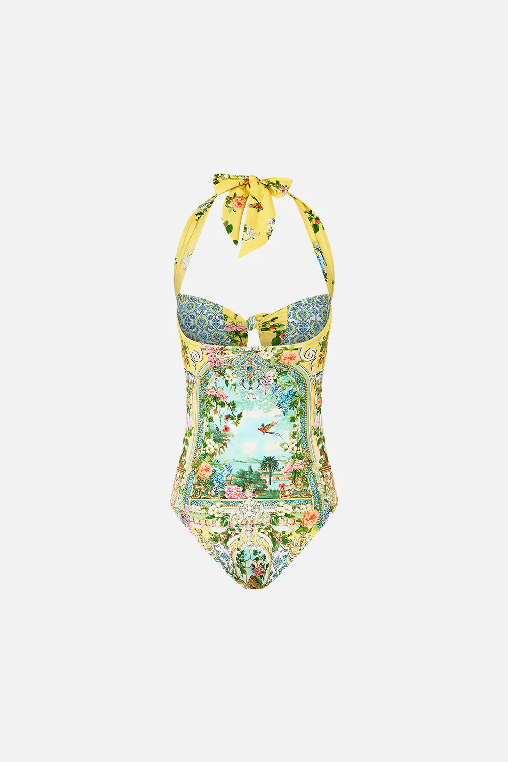 TIE FRONT HALTER ONE PIECE WITH GATHERED SIDES TALES OF TOPKAPI PALACE - Image 8