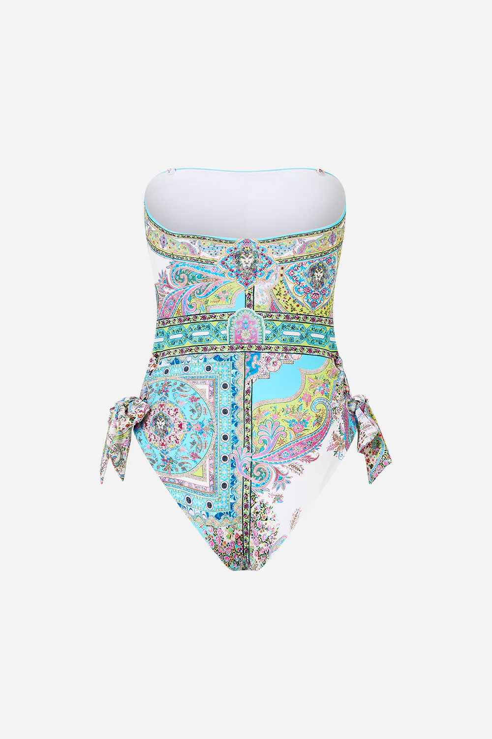 BANDEAU ONE PIECE WITH EYELET TIE SIDES MAGIC CARPET RIDE - Image 7