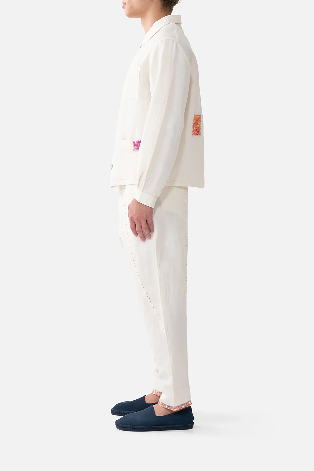EMBELLISHED CHORE COAT NOTES FROM THE ROAD - Image 4