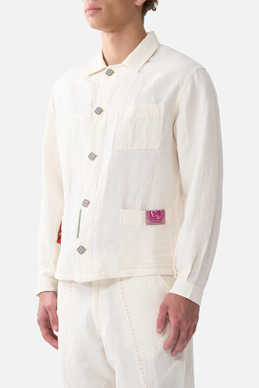 EMBELLISHED CHORE COAT NOTES FROM THE ROAD - Image 5