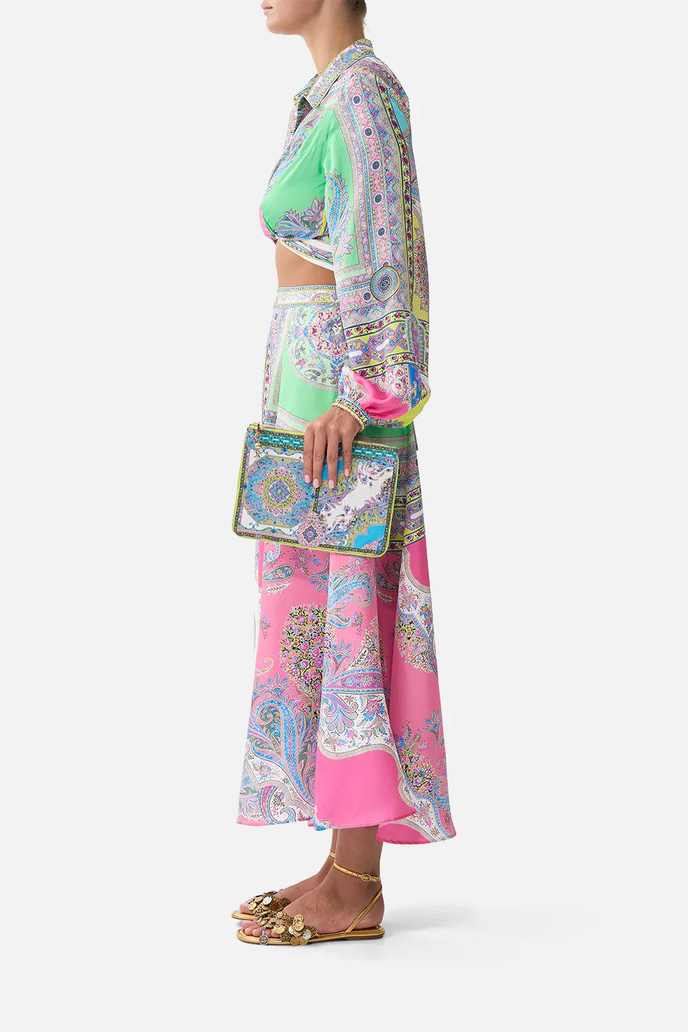 SMALL CANVAS CLUTCH MAGIC CARPET RIDE - Image 4