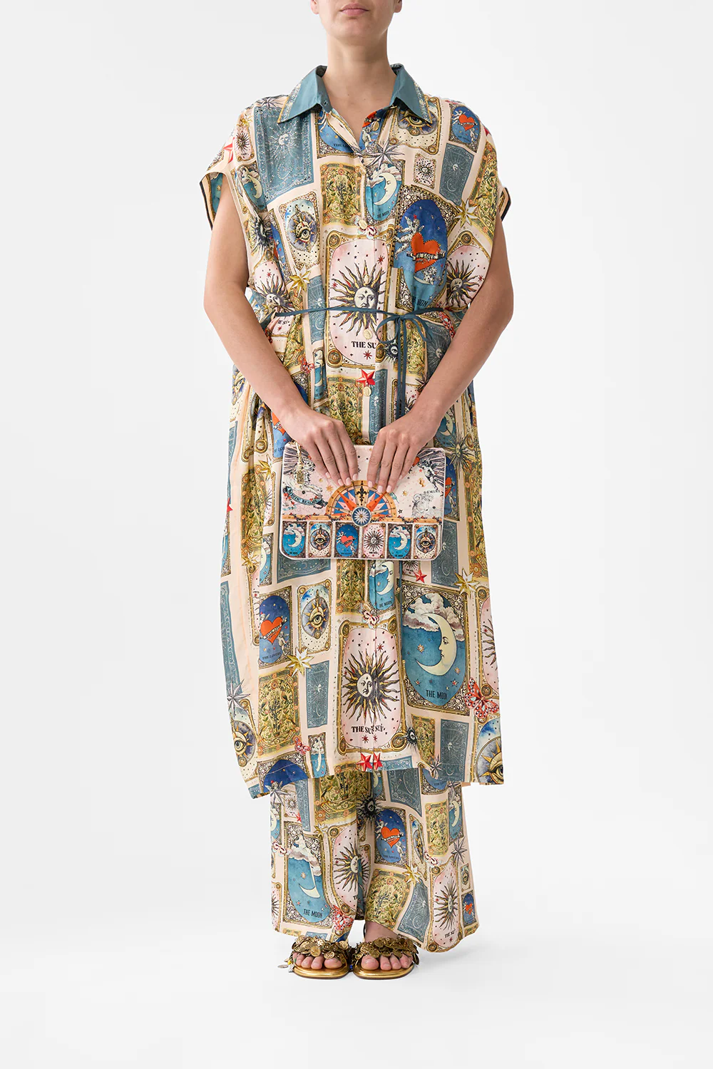SMALL CANVAS CLUTCH HOUSE OF HOROSCOPES - Image 4