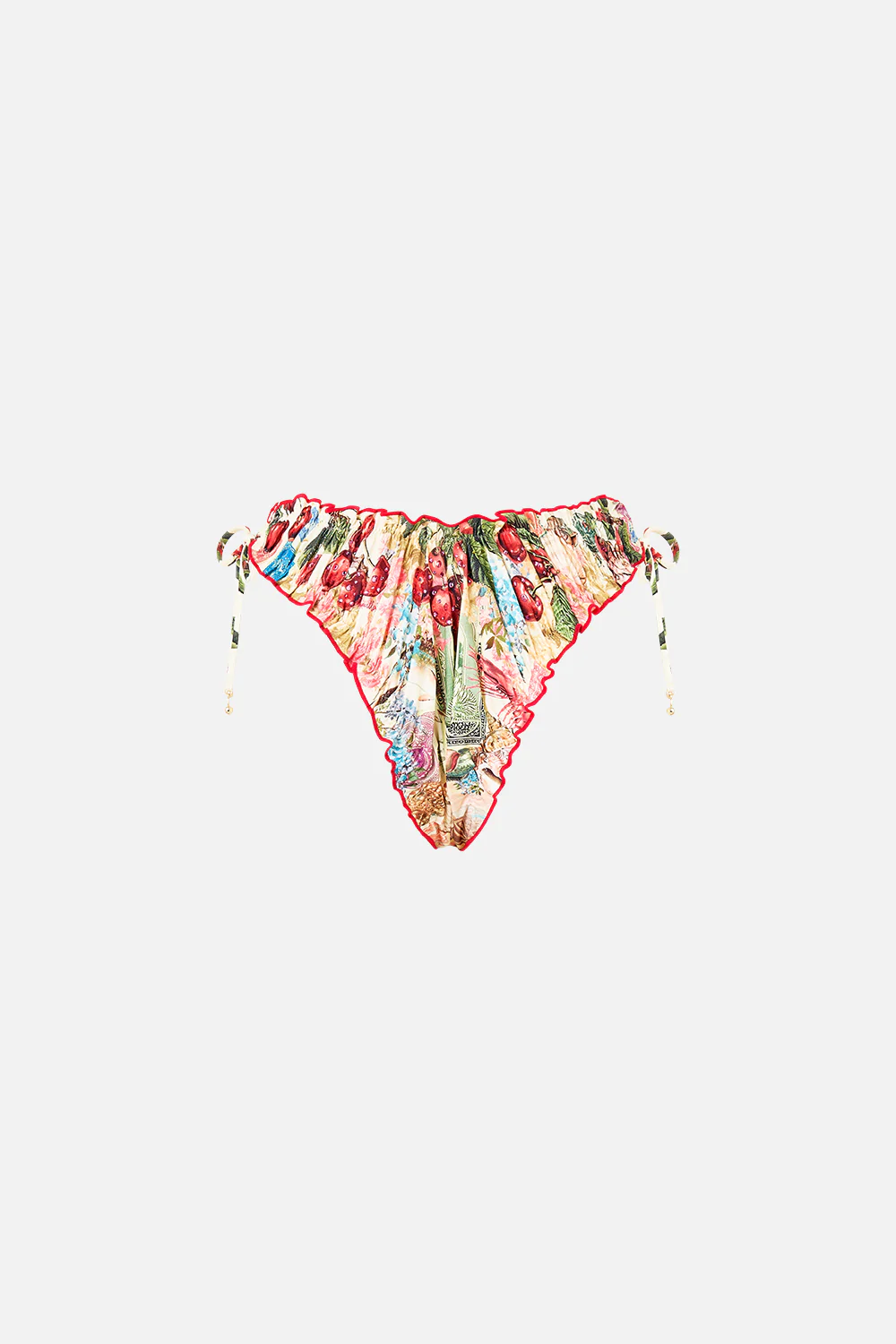 RUCHED SKIMPY BIKINI BOTTOM WITH TIE SIDES NOTES FROM THE ROAD - Image 6