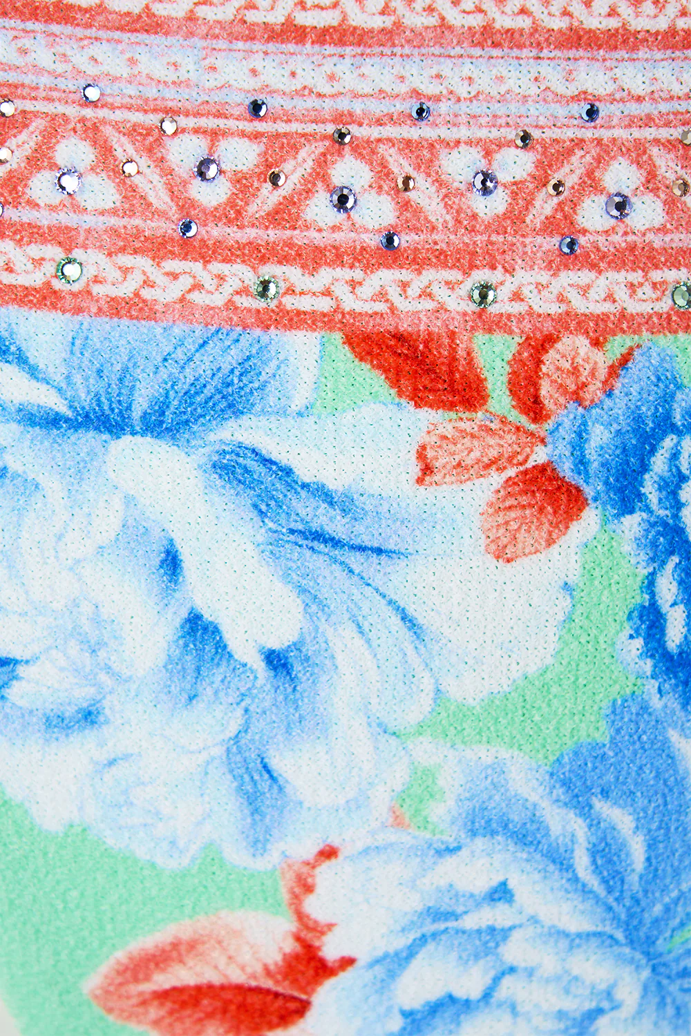 REGULAR BIKINI BOTTOM WITH RUCHED KNOT SIDES TOPKAPI POP - Image 9