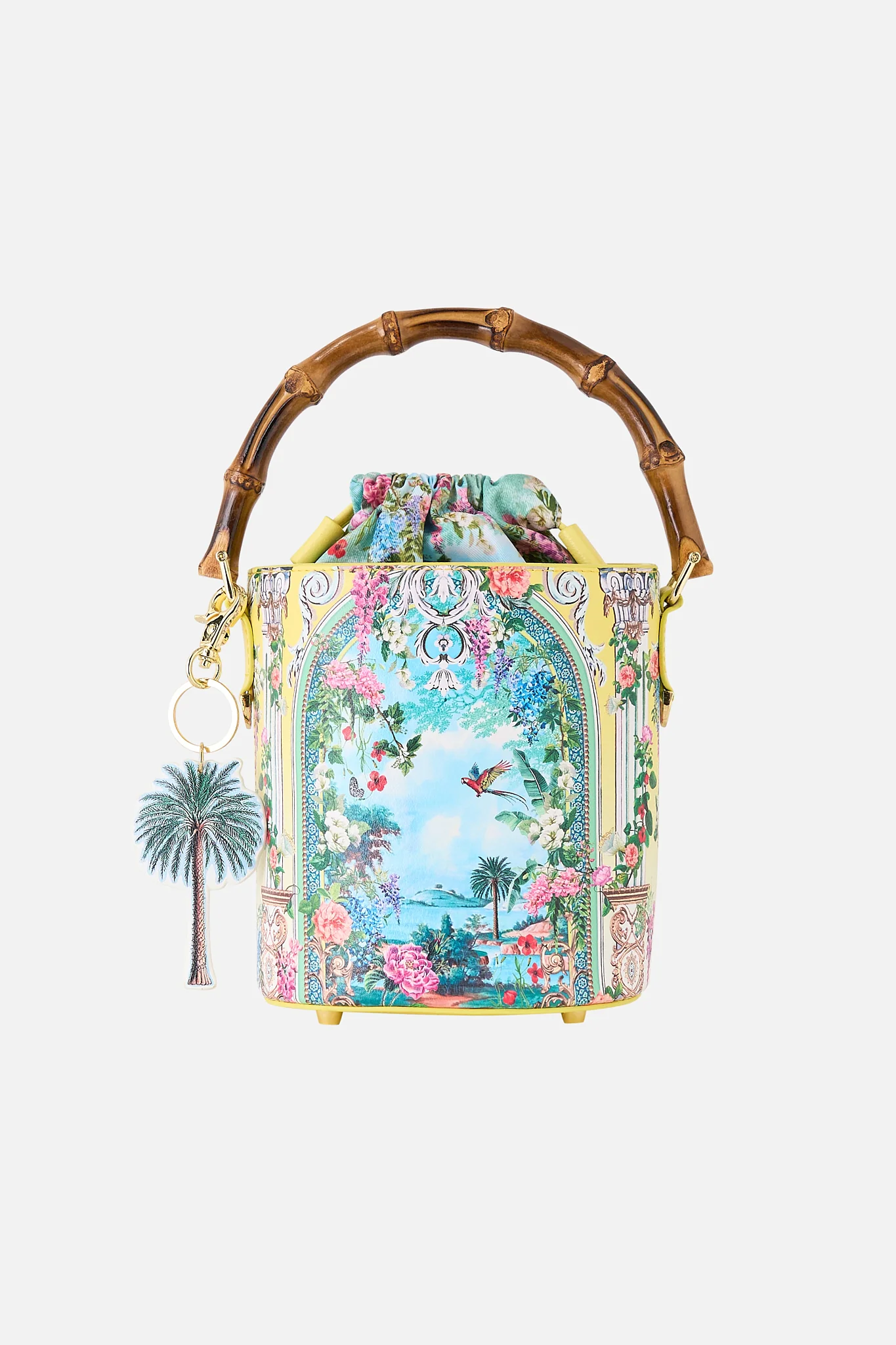 DRAWSTRING BUCKET BAG WITH KEYRING TALES OF TOPKAPI PALACE - Image 2