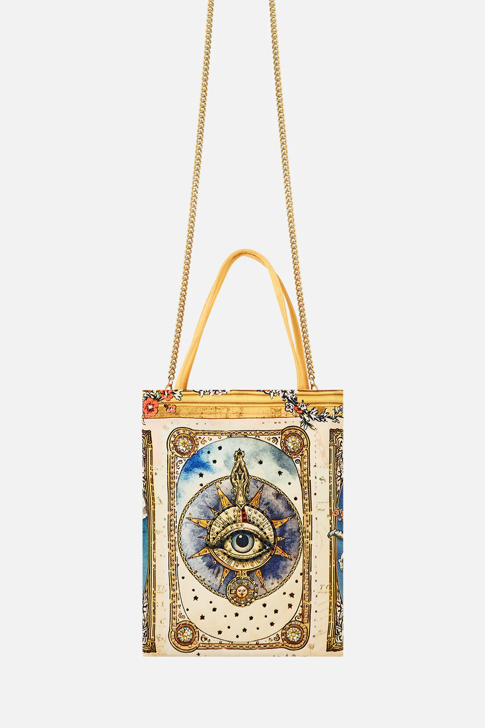 EMBELLISHED MINI TOTE WITH CHAIN STRAP HOUSE OF HOROSCOPES - Image 2
