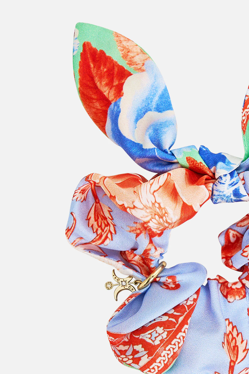 SCRUNCHIE WITH TIE AND CHARM TOPKAPI POP - Image 2