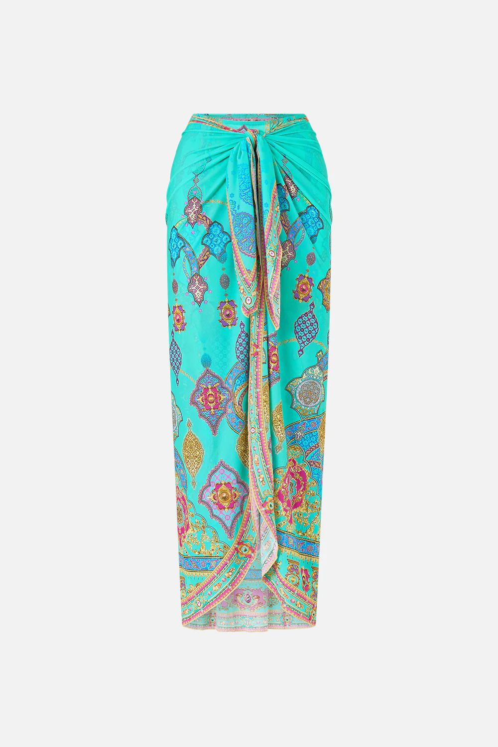 LAYERED MAXI SARONG WITH TIE FRONT THE CONCUBINES CORRIDOR - Image 3