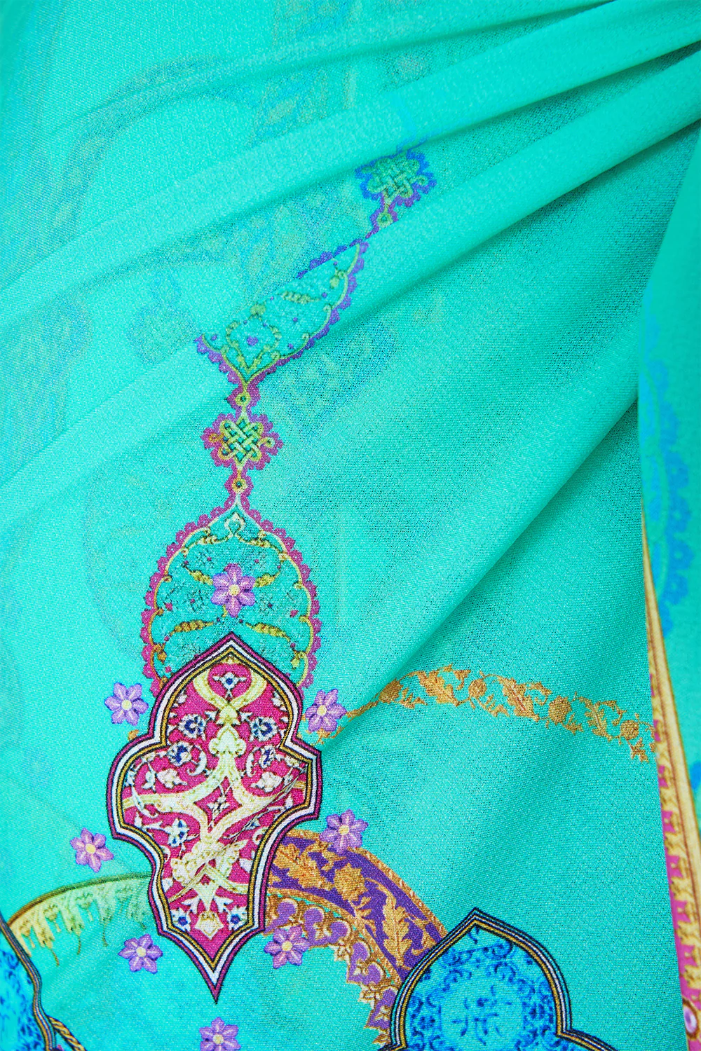 LAYERED MAXI SARONG WITH TIE FRONT THE CONCUBINES CORRIDOR - Image 8